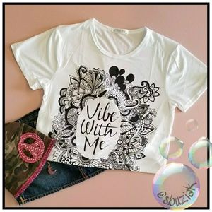 ⚡Flash Sale ⚡Vibe With Me Graphic T-Shirt